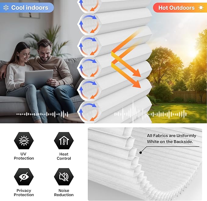 LazBlinds Cordless Cellular Shades - Image 4