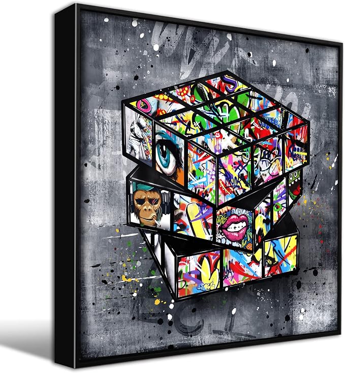 Banksy Wall-Art for Office by SIXTTARTCANVASWALLART