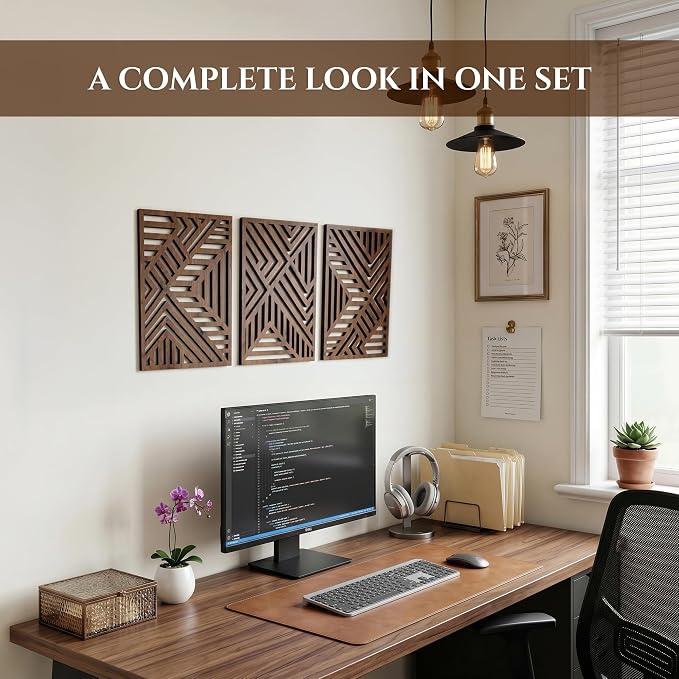qmmp Modern Wooden Wall Sculptures - Image 3