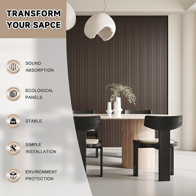 POHARE Slat Wall Paneling, Acoustic Wall Panels - Image 6