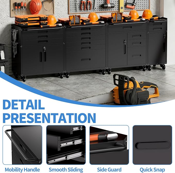 Metal Garage Storage Cabinet - Image 4