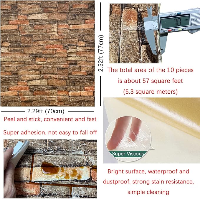 Yutianli 7mm Thick Anti-Collision self Adhesive 3D Wall Panels Peel and Stick - Image 5