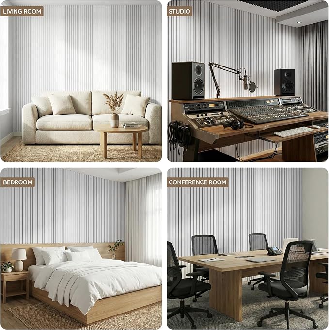 10 Packs Acoustic Panels, Large 47" X 24" X 0.38" Soundproof Wall Panels - Image 9
