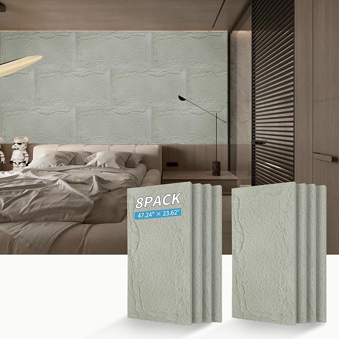 3D Faux Stone Wall Panels, Lightweight & Waterproof Accent Marble Stone Skin - Image 5