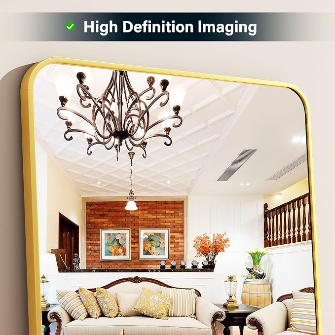 XRAMFY Full Length Mirror 23"x66", Large Floor Mirror - Image 6
