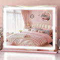 ROLOVE 23"x 18" Pink Vanity Mirror by ROLOVE
