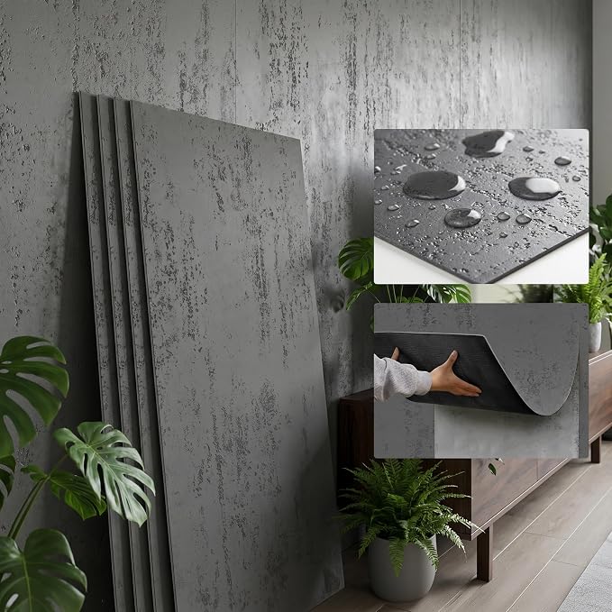 KASARO 3D Faux Stone Wall Panels, Modified Clay Material, Accent by KASARO