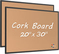 2-Pack Cork Board Bulletin Board 20 x 30, Office Board by Justdowhatyouwanttodo