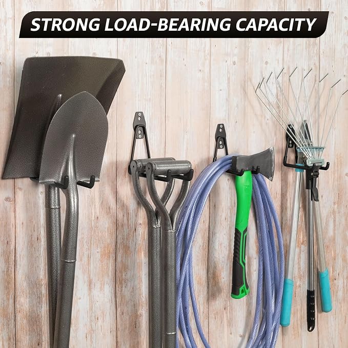 20 Pack Garage Hooks, Heavy Duty Steel Wall Mount Utility Hangers - Image 5