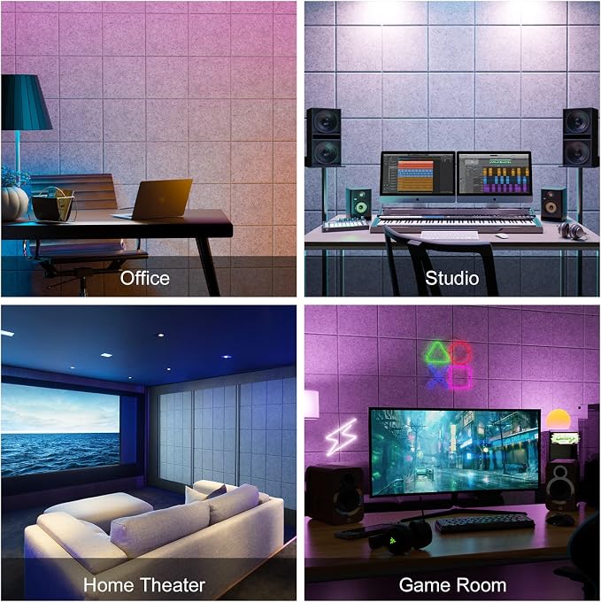 Sonicism 22 Pack Acoustic Wall Panels - Image 5