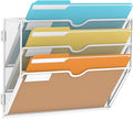 SUPEASY 3-Tier Wall File Organizer, Hanging Wall Mounted Mail Organizer by SUPEASY