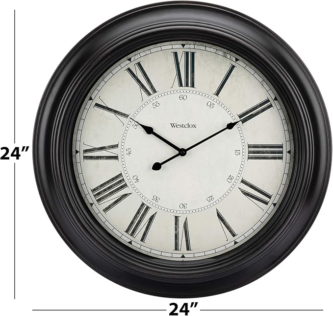 Westclox 32213VBK 24 inch Traditional Wall Clock Battery-Operated Clock - Image 5