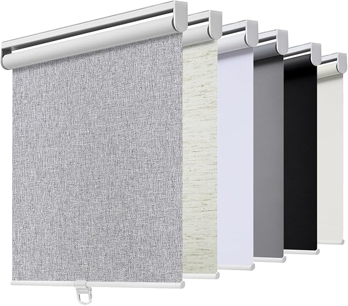 Cordless Roller Shades Blackout Blinds by AOSKY