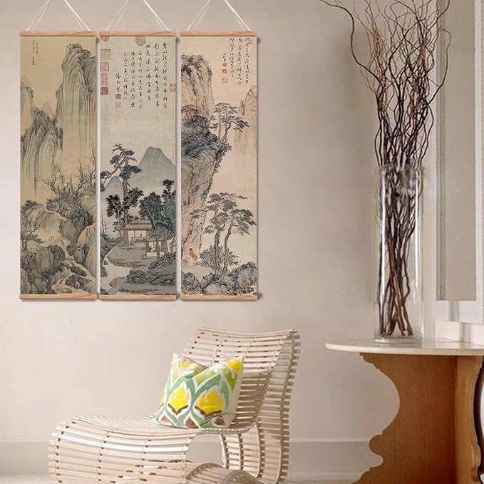 xinyuru Chinese Ancient Landscape Wall Art Poster, Tradition Canvas Printing - Image 7