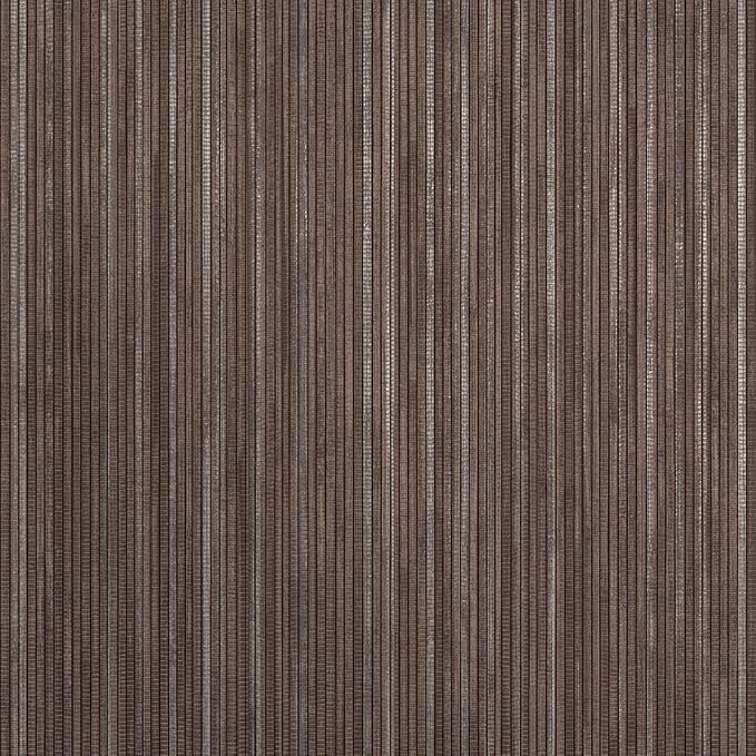 Tempaper Textured Brown & Metallic Silver Faux Grasscloth Removable Peel and by TempaperCo