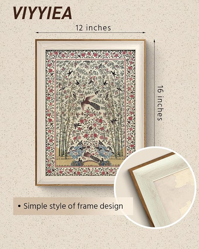 VIYYIEA Vintage Framed Wall Art - Image 2