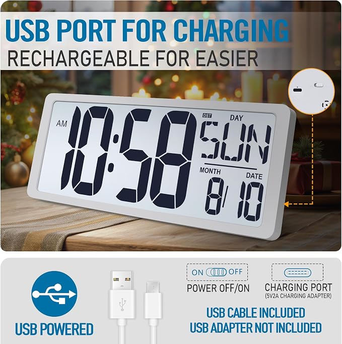 TXL Rechargeable Atomic Clock - Image 7