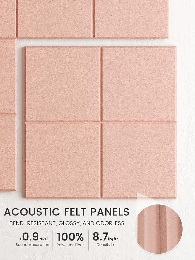 Bumusty Large Felt Bulletin Board, 30 Push Pins, 70 Adhesive Tabs - Image 3