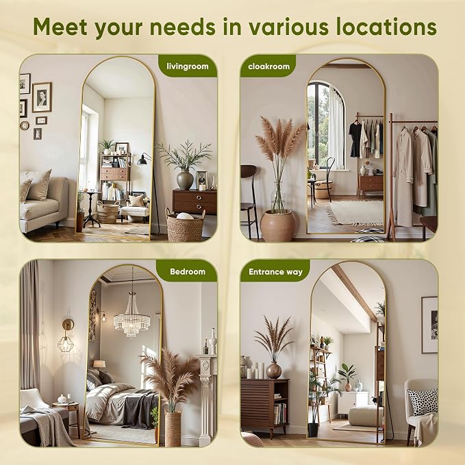 Full Length Mirror, Oversized Floor Mirrors, Leaning Free Standing Mirrors - Image 8
