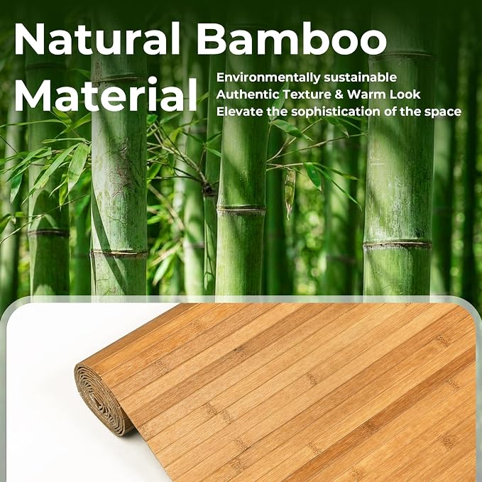 Bamboo Wall Panel, Peel and Stick wall Panels, paneles decorativos para pared - Image 3