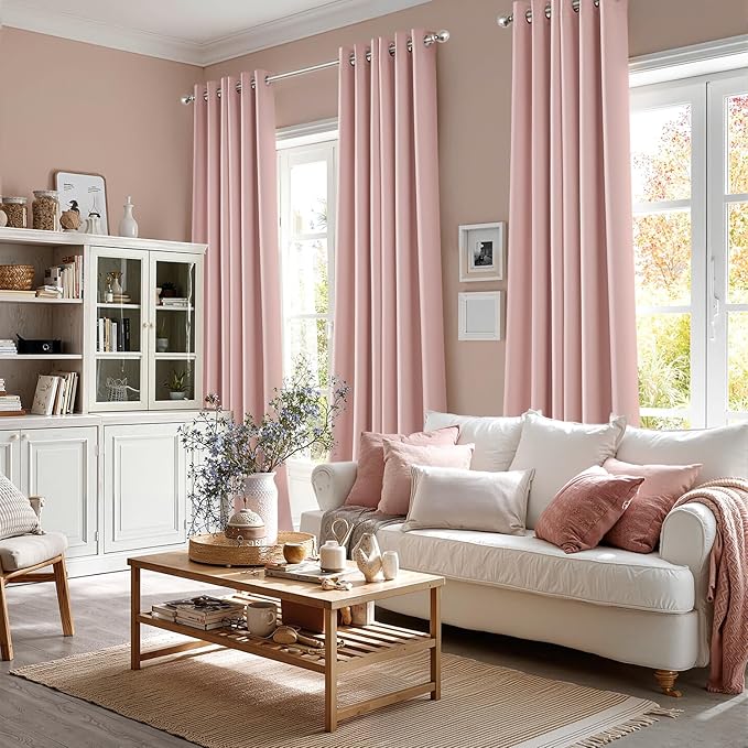 MIULEE Blackout Curtains for Bedroom Living Room 2 Panels, Thermal Insulated - Image 6