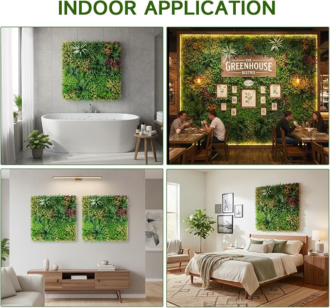 Artificial Grass Wall Backdrop Panels, Faux Boxwood Panels - Image 7