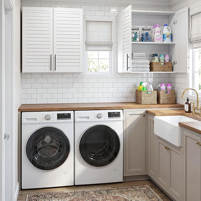 Furnaza 60" W Laundry Room Wall Cabinet - Image 4