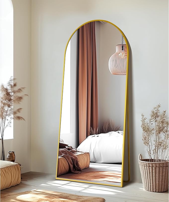 Delma Wall Mirror Full Length, Standing Floor Mirror - Image 2