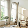 Delma Full Length Mirror, Wall Mounted, Freestanding or Leaning, Rounded by Delma