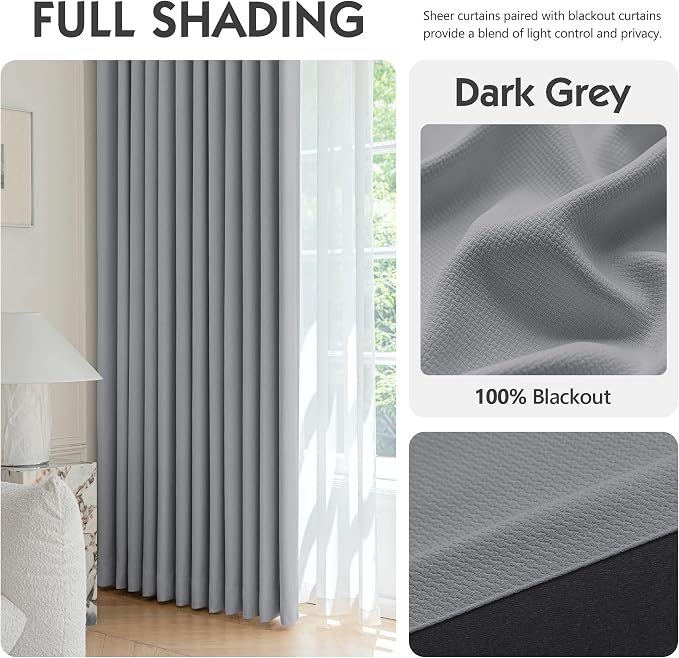 FMFUNCTEX 100% Blackout Curtains - Image 6