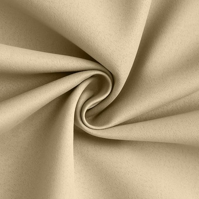 Yakamok 100% Blackout Curtain Panels 96 inches Cold and Light Blocking Drapes - Image 3