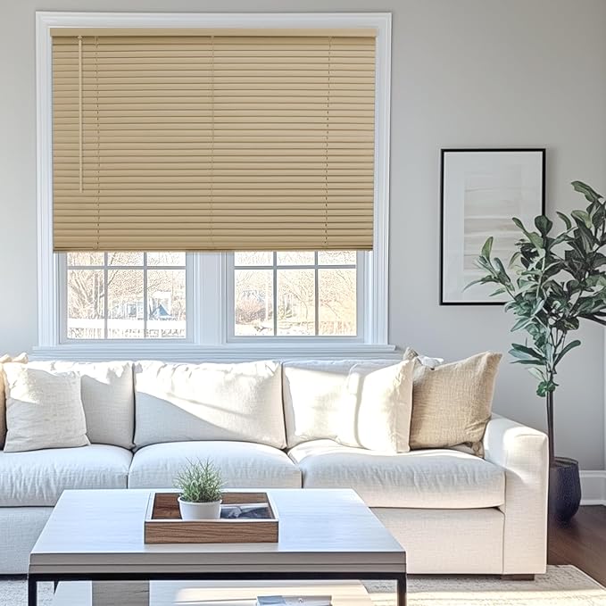 CHICOLOGY Cordless Blinds, Cappuccino, Warp Resistant, Durable Construction by CHICOLOGY