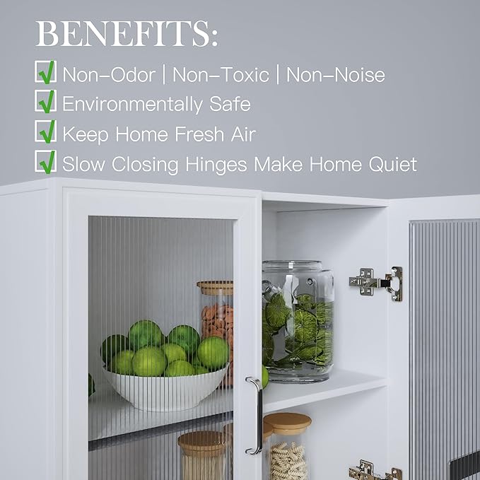 Furnaza Kitchen Wall Cabinets 4 Doors - Image 5