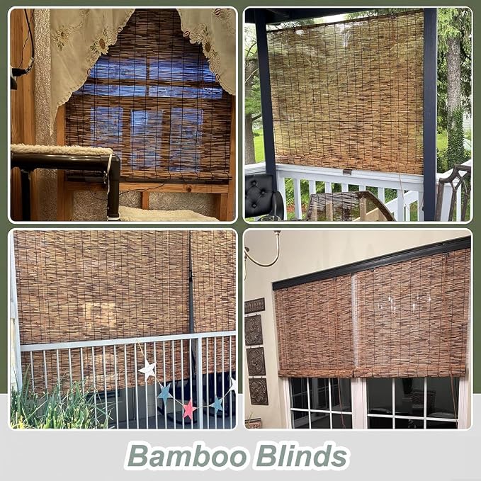 Bamboo Blinds Outdoor, Breathable Bamboo Shades - Image 3