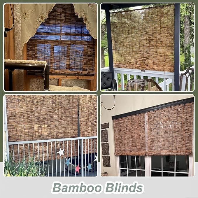 Bamboo Blinds Outdoor, Breathable Bamboo Shades - Image 3