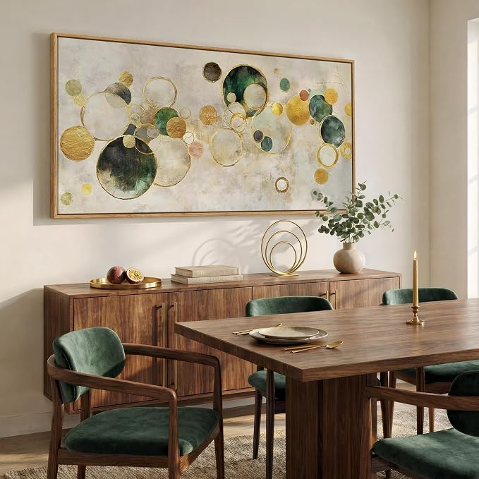 Extra Large Framed Abstract Wall Art - Image 2
