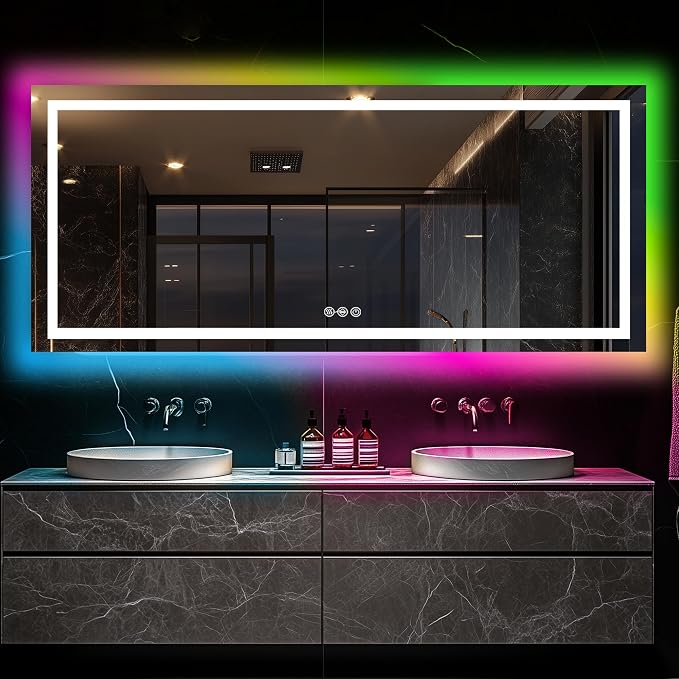 Antok 32"x 72" LED Bathroom Mirror - Image 3