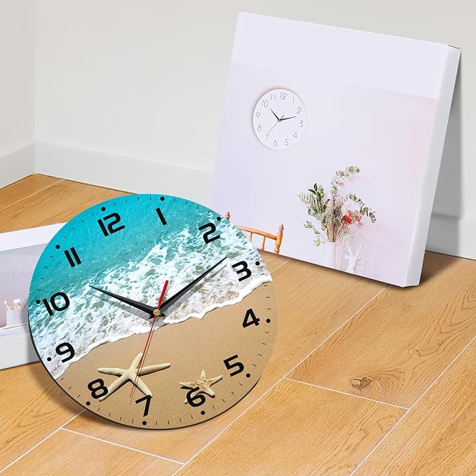 Starfish On A Beach Sand Wall Clock - Image 6