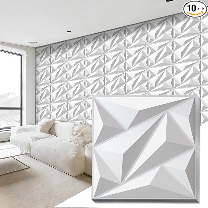 3D Wall Panel for Interior Wall Decor, PVC Wall Panels for Living Room Bedroom by janasse