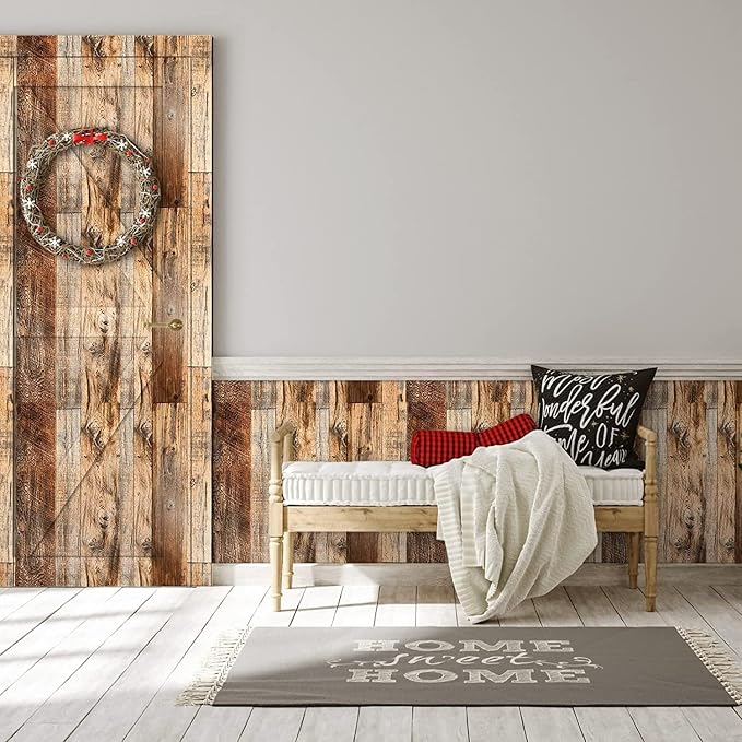 TANONE Wood Contact Paper Kitchen Peel and Stick Wallpaper, Self Adhesive - Image 4
