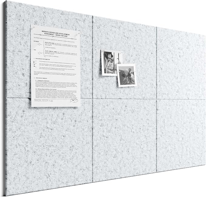 Bumusty Large Cork Board 36" x 24" Alternative by BUMUSTY