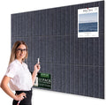 Large Cork Bulletin Board for Wall 48"x36", 12 Pack Felt Slat Wall Panel Tiles by Kciplab