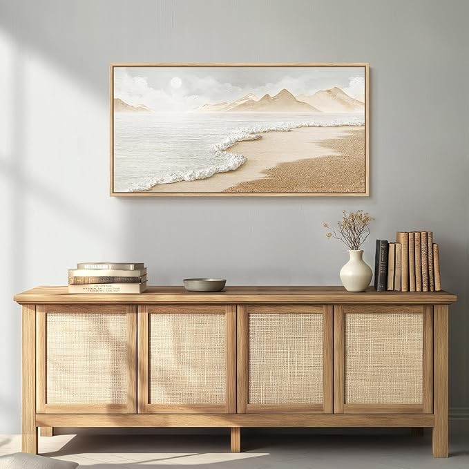 Framed Boho Beach Coastal Wall Art - Image 8
