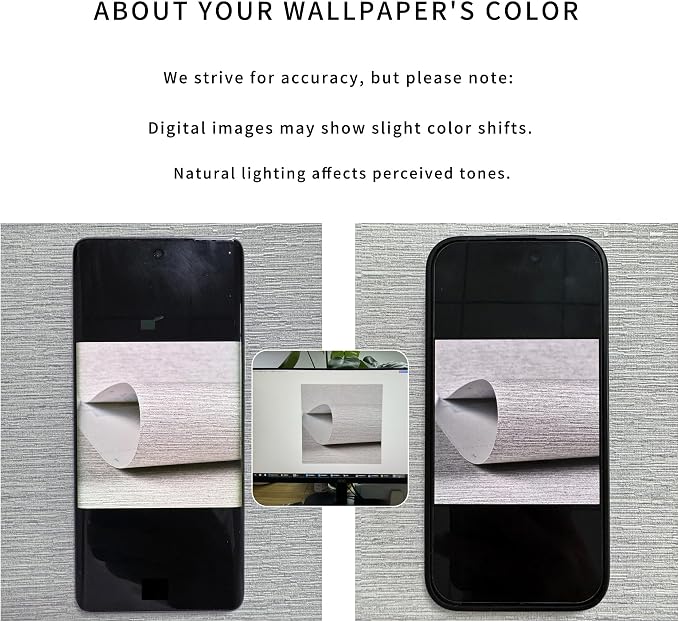 Haimin Grasscloth Wallpaper Peel and Stick 20.9in X 393in Fabric Contact Paper - Image 3