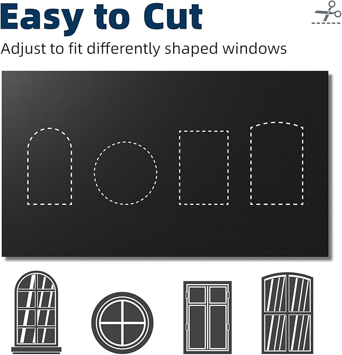 NIGHTON Portable Blackout Curtains 120"×57"Strong Hook and Loop Tape Strips - Image 5