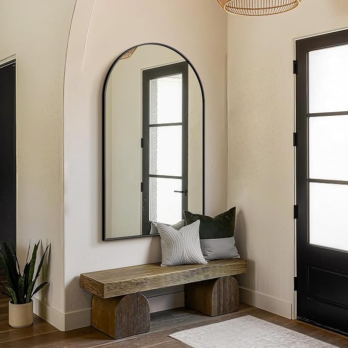 FICTOR Bathroom Mirror for Wall, Arched Vanity Bathroom Mirror for Over Sink - Image 7