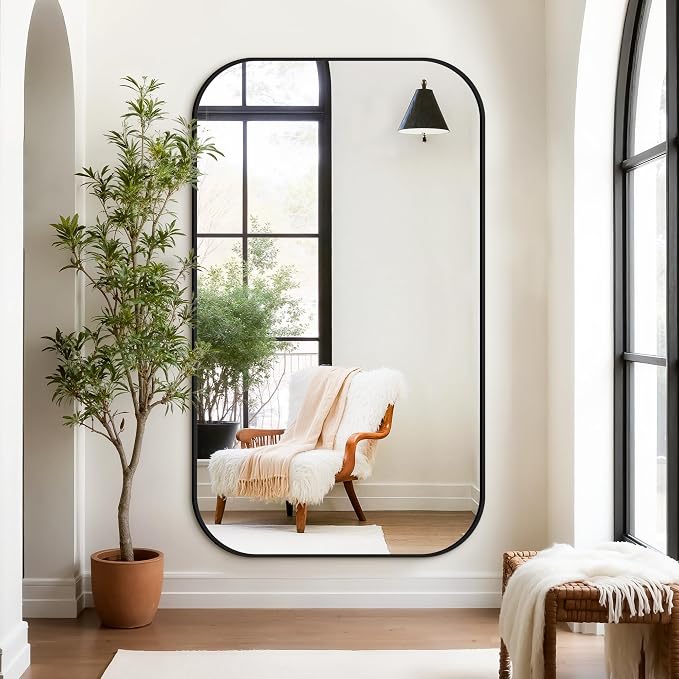 Bathroom Mirror for Wall, Large Bathroom Vanity Mirror for Over Sink 35 x 60 - Image 8