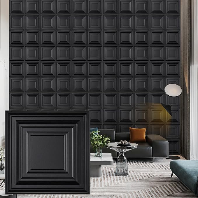 Heikki 30 Pack 3D Wall Panel for Interior Wall Décor, PVC Flower Textured Wall by YourBestChoices