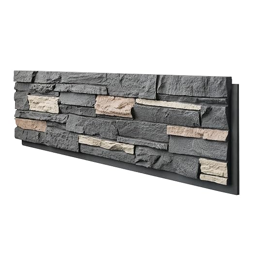 ROOMTEC 1-Pack Faux Stone Wall Covering Panels by ROOMTEC