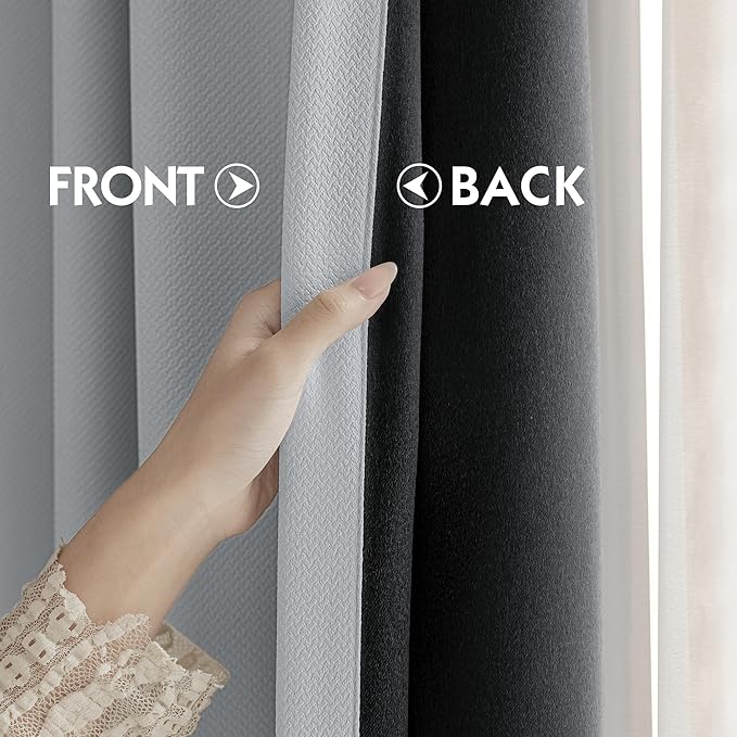 FMFUNCTEX 100% Blackout Curtains - Image 6